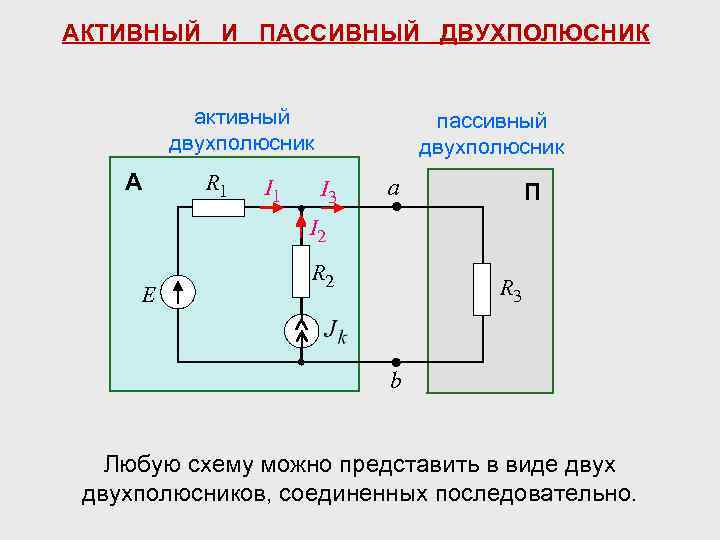 Конденсатор пассивный или активный