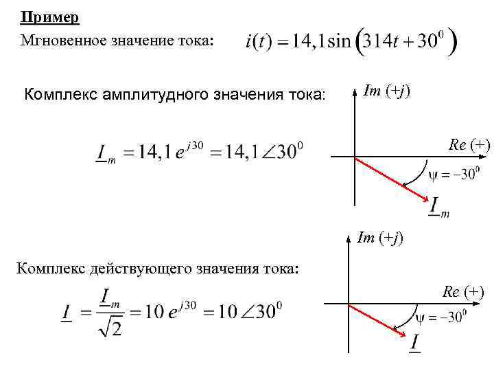 Мгновенное значение тока