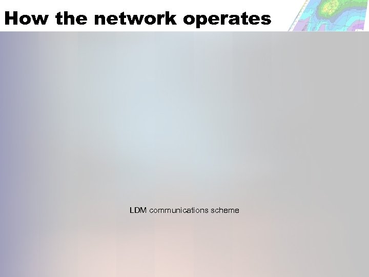 How the network operates LDM communications scheme 