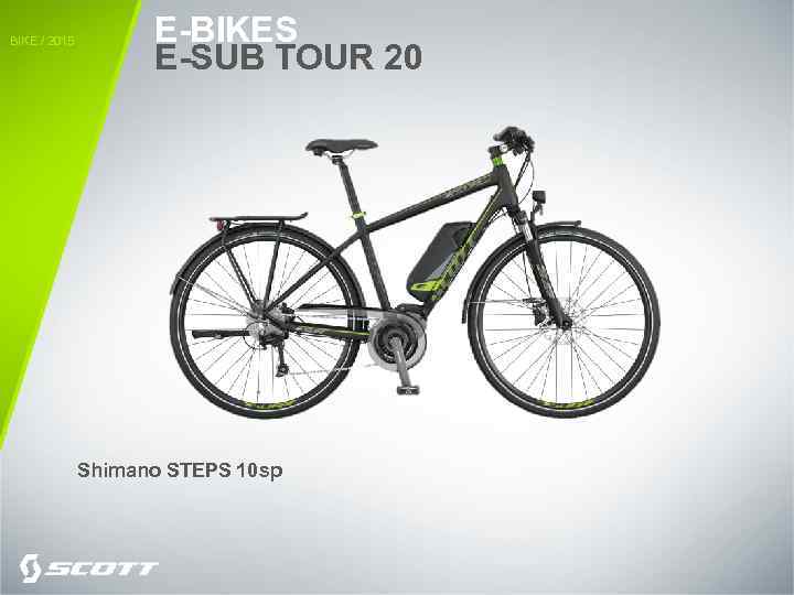 BIKE / 2015 E-BIKES E-SUB TOUR 20 Shimano STEPS 10 sp 