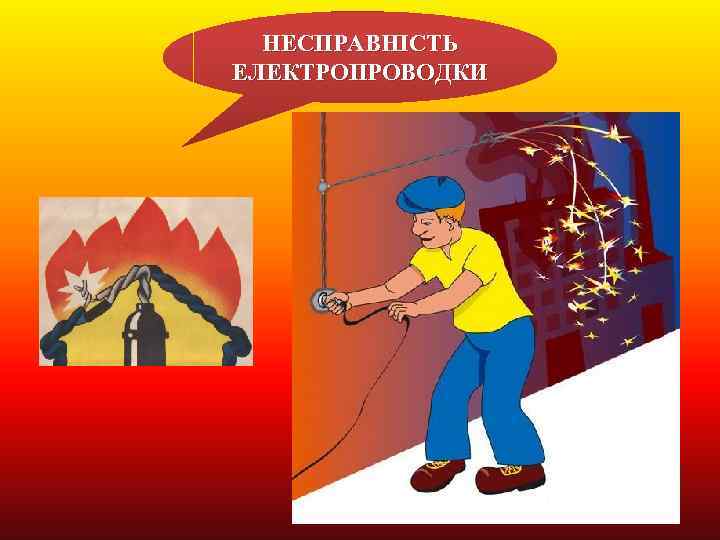 НЕСПРАВНІСТЬ ЕЛЕКТРОПРОВОДКИ 