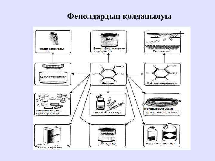 Фенолдардың қолданылуы 