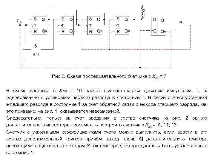 Схема последовательного стабилизатора