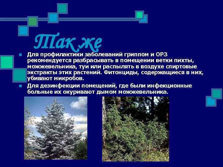 n n Так же Для профилактики заболеваний гриппом и ОРЗ рекомендуется разбрасывать в помещении