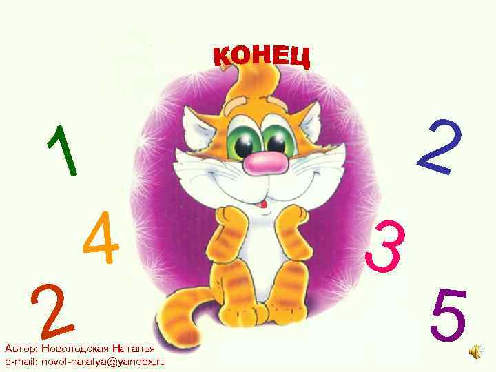 1 4 2 Автор: Новолодская Наталья e-mail: novol-natalya@yandex. ru 2 3 5 