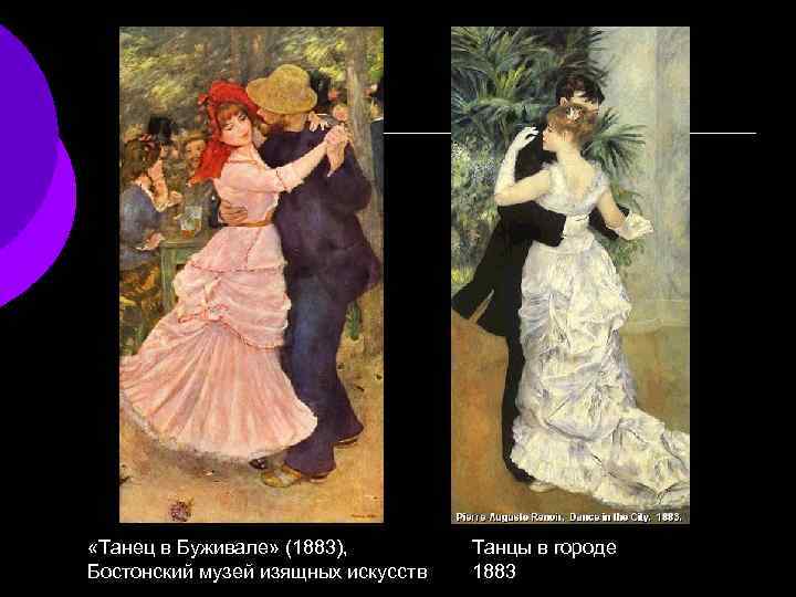  «Танец в Буживале» (1883), Бостонский музей изящных искусств Танцы в городе 1883 