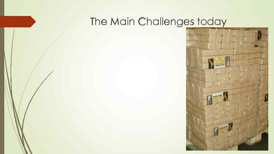 The Main Challenges today 