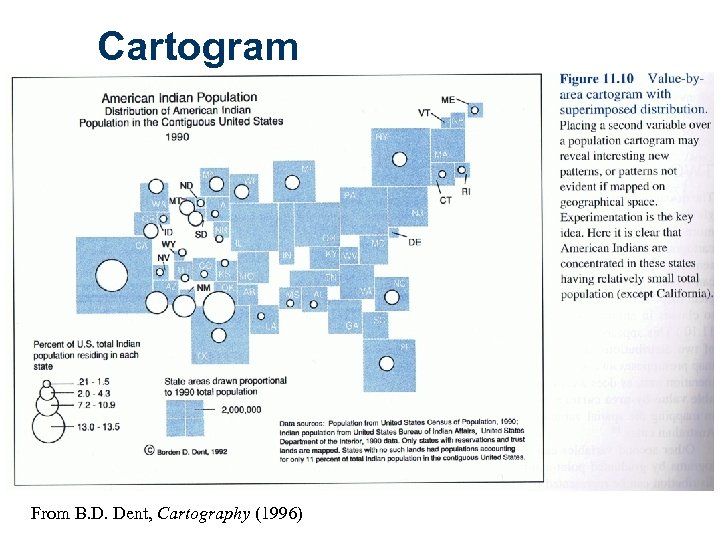 Cartogram From B. D. Dent, Cartography (1996) 