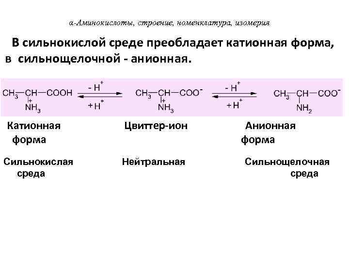 Класс аминокислот формула