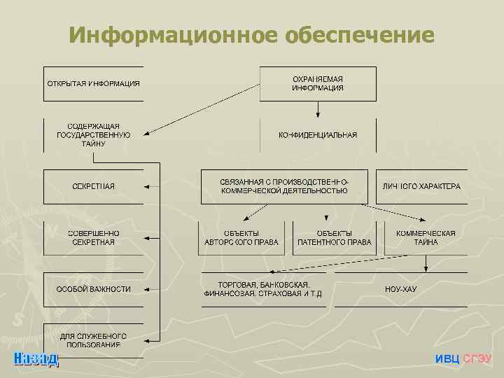 Информационное обеспечение ИВЦ СГЭУ 