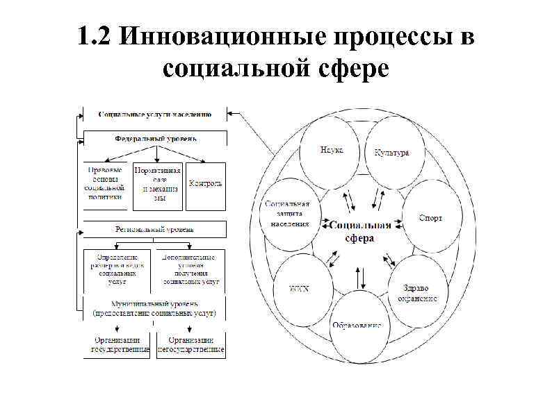 Системы управления социальной сферой. Инновационно-инвестиционные процессы в социальной сфере. Инновационный менеджмент в социальной сфере. Процессы в социальной сфере. Социальные инновации.