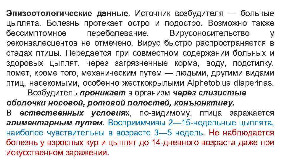 Инфекционная бурсальная болезнь. Вирус инфекционной бурсальной болезни. Возбудитель болезни Гамборо. Распространение сангвиниколеза эпизоотологические данные.