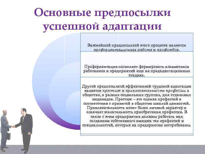 Профессиональный отбор и профессиональная адаптация