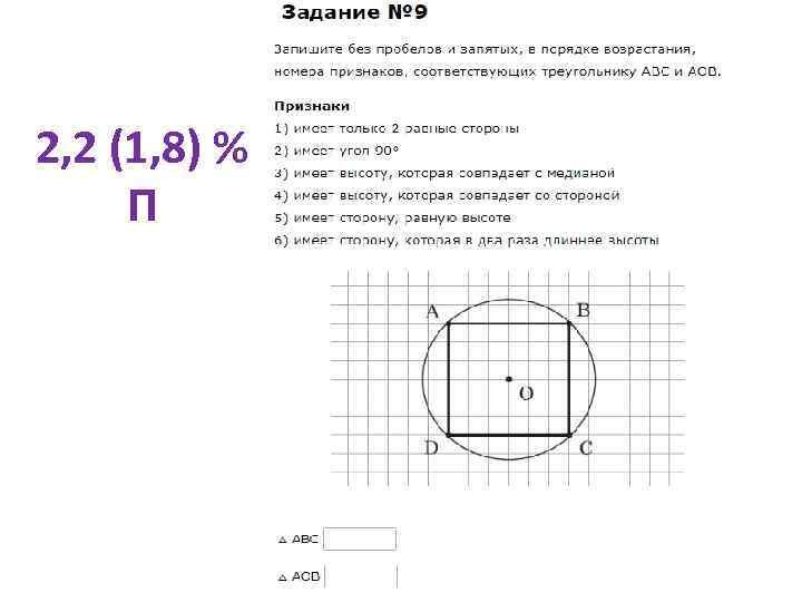 2, 2 (1, 8) % П 