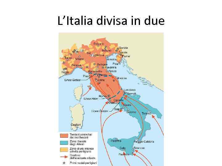 L’Italia divisa in due 