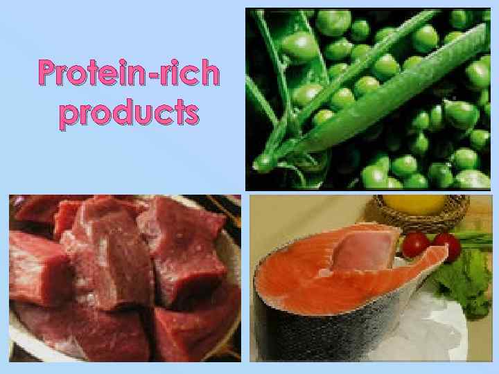 Protein-rich products 