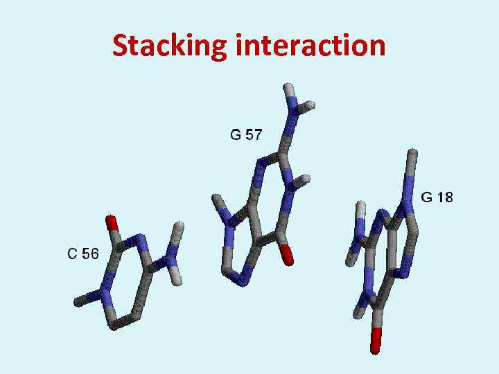 Stacking interaction 