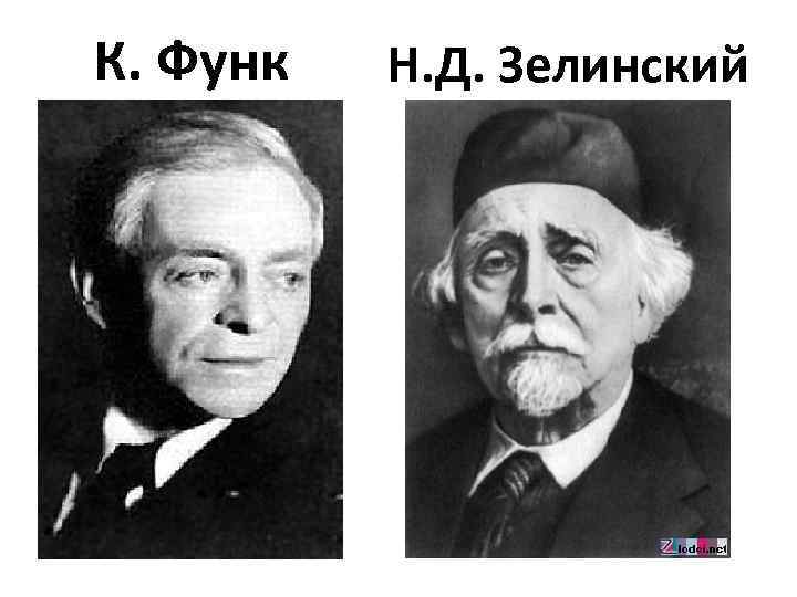 К. Функ Н. Д. Зелинский 