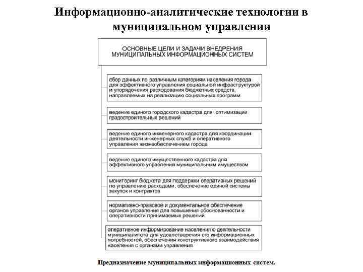 Информационно-аналитические технологии в муниципальном управлении 