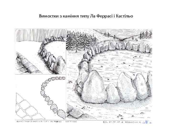 Вимостки з каміння типу Ла Феррасі і Кастільо 