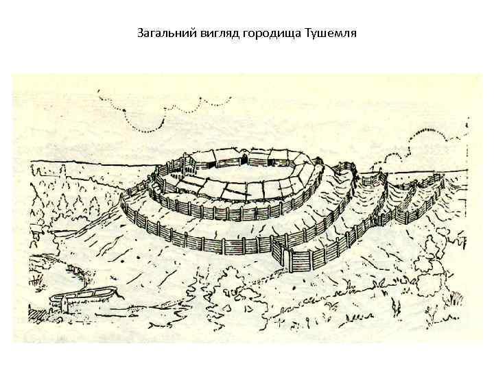 Загальний вигляд городища Тушемля 