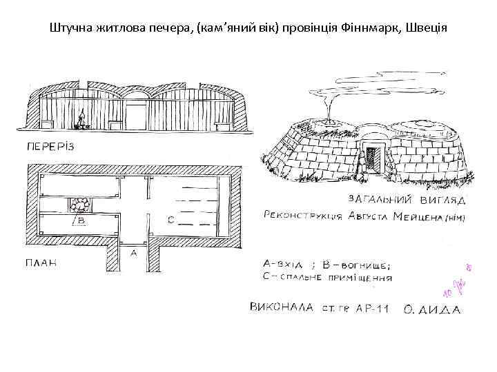 Штучна житлова печера, (кам’яний вік) провінція Фіннмарк, Швеція 