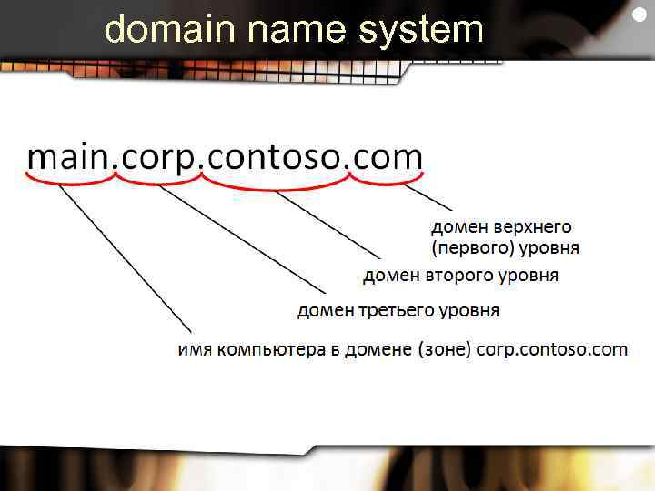 domain name system 