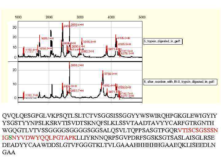 QVQLQESGPGLVKPSQTLSLTCTVSGGSISSGGYYWSWIRQHPGKGLEWIGYIY YSGSTYYNPSLKSRVTISVDTSKNQFSLKLSSVTAADTAVYYCARFGTRGNTH WGQGTLVTVSSGGGGSGGSALQSVLTQPPSASGTPGQRVTISCSGSSSN IGSNYVDWYQQLPGTAPKLLIYRNNQRPSGVPDRFSGSKSGTSASLAISGLRSE DEADYYCAAWDDSLGTVFGGGTKLTVLGAAAHHHHHHGAAEQKLISEEDLN GAA 