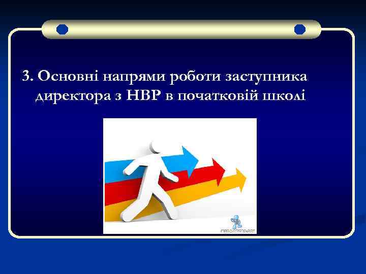 3. Основні напрями роботи заступника директора з НВР в початковій школі 