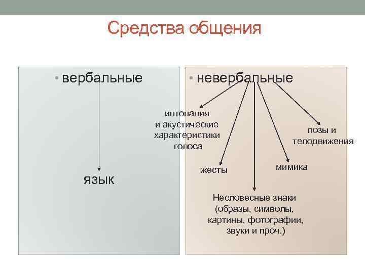 К невербальному общению относится