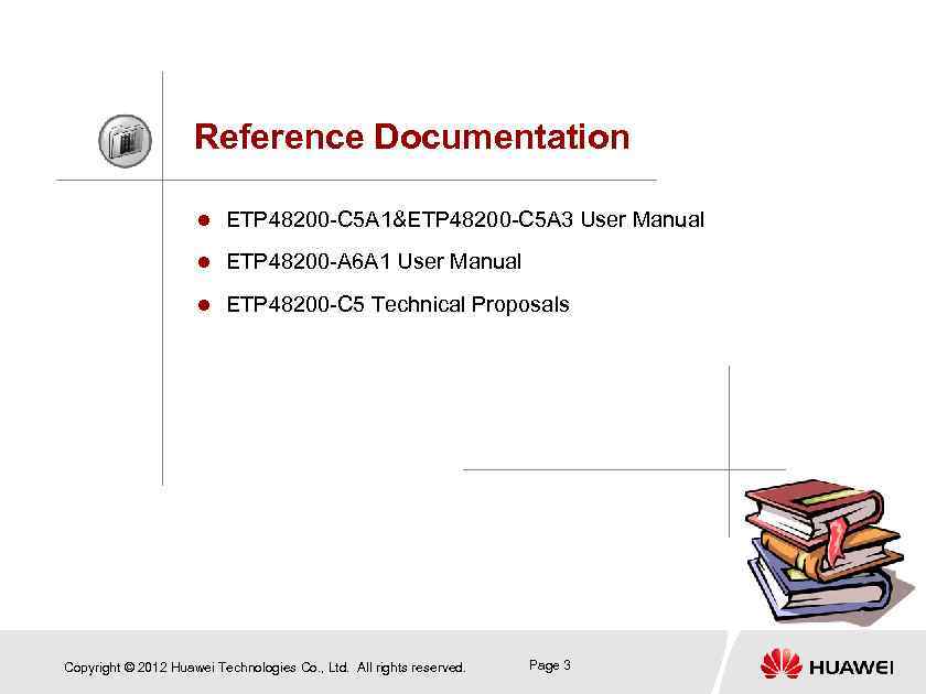 Reference Documentation ETP 48200 -C 5 A 1&ETP 48200 -C 5 A 3 User
