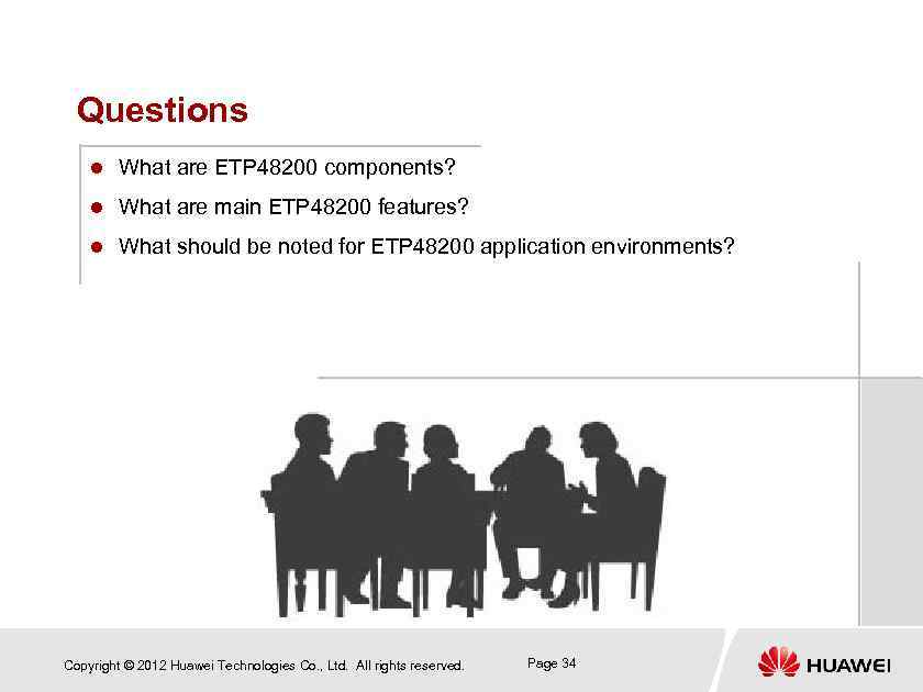 Questions What are ETP 48200 components? What are main ETP 48200 features? What should