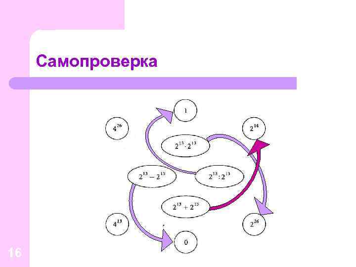 Самопроверка 16 