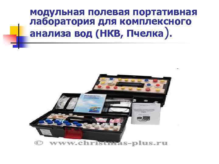 модульная полевая портативная лаборатория для комплексного анализа вод (НКВ, Пчелка). 