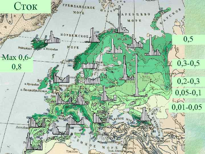 Сток 0, 5 Мах 0, 60, 8 0, 3 -0, 5 0, 2 -0,