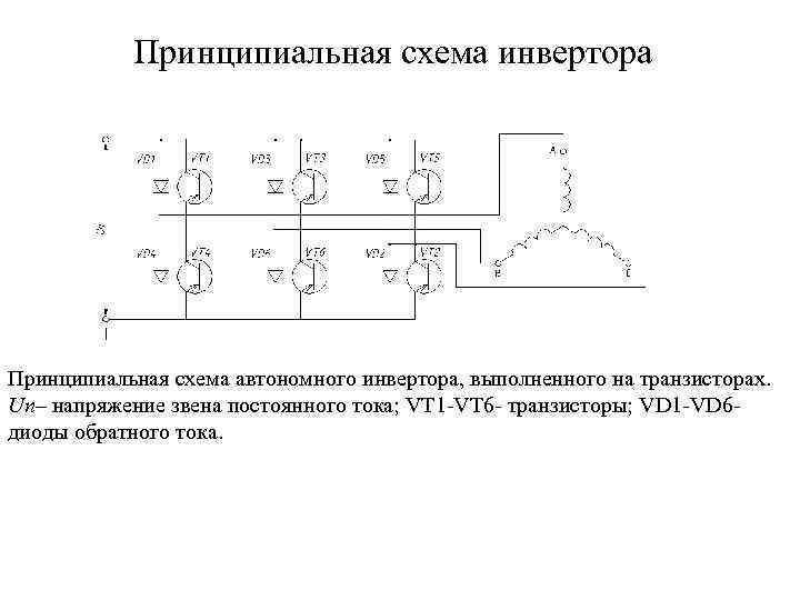 Инвертор тока схема