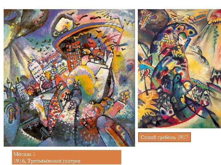 Синий гребень 1917 Москва 1 1916, Третьяковская галерея 