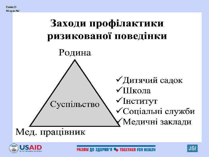 Слайд 50 Модуль № 3 