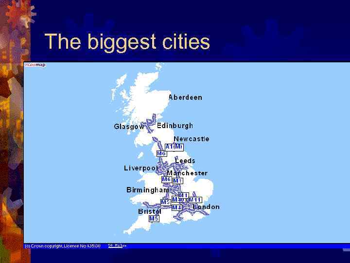 The biggest cities 