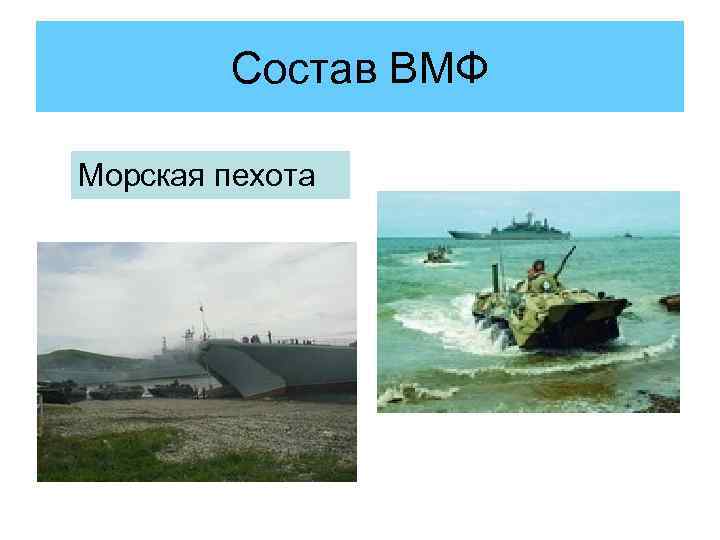 Состав ВМФ Морская пехота 