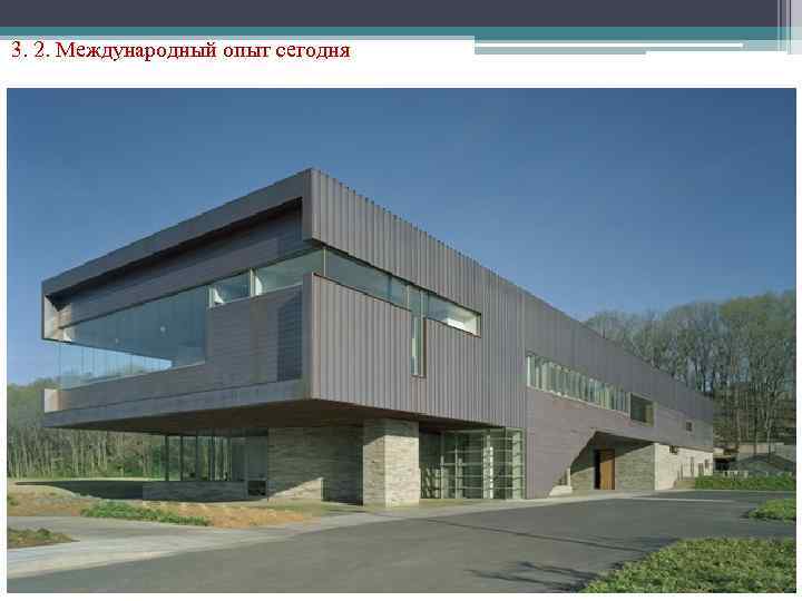 3. 2. Международный опыт сегодня 