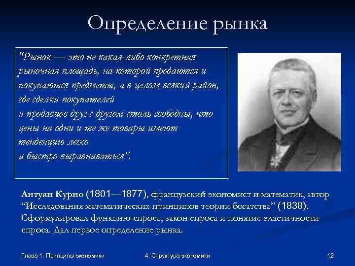 Определение рынка 