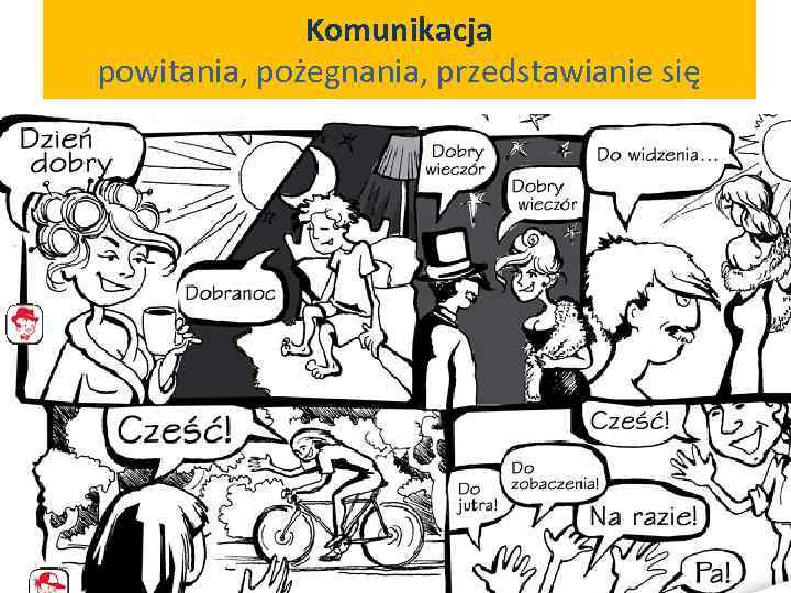 Komunikacja powitania, pożegnania, przedstawianie się 