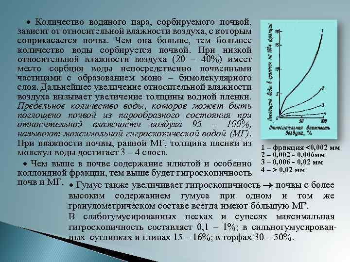 Количество вод 10. Максимальная гигроскопическая влажность. Количество воды в почве. Количество воздуха в почве. Объем гигроскопической влаги.