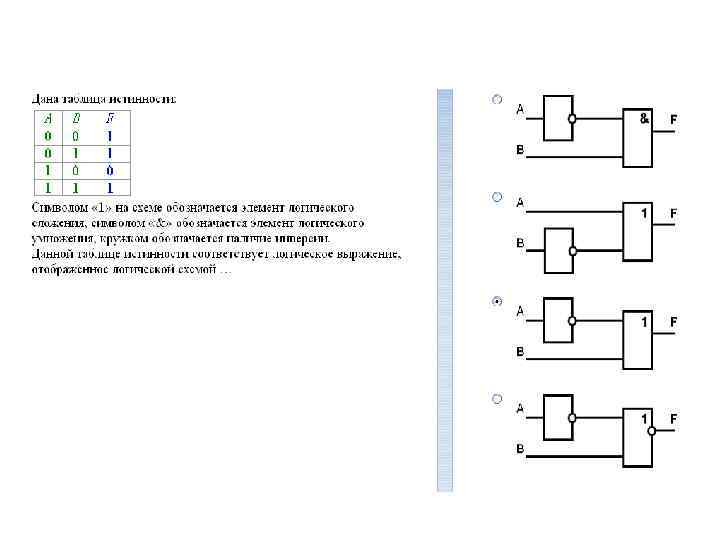 На рисунке изображена логическая