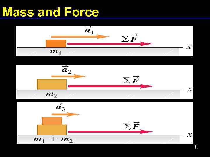 Mass and Force 9 