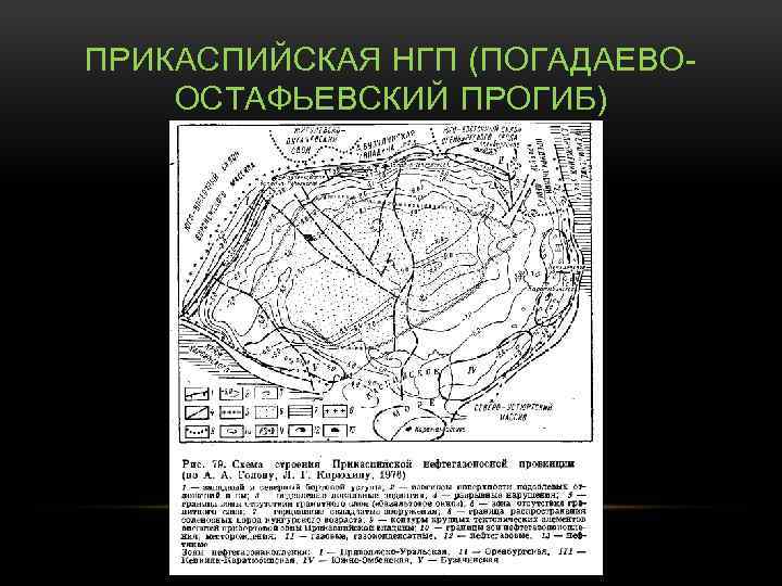 ПРИКАСПИЙСКАЯ НГП (ПОГАДАЕВООСТАФЬЕВСКИЙ ПРОГИБ) 