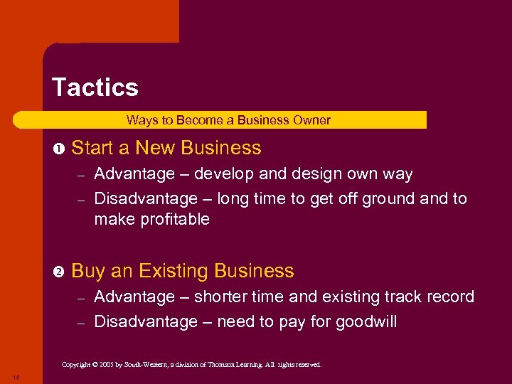 Tactics Ways to Become a Business Owner Start a New Business – – Advantage