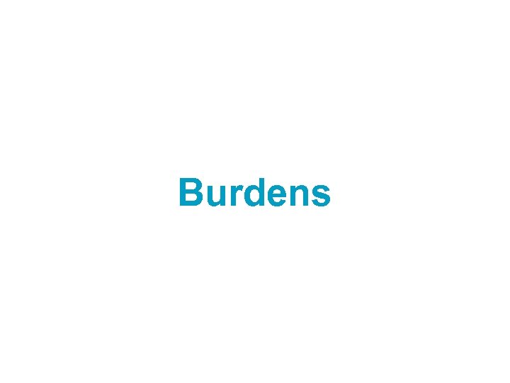 Burdens 