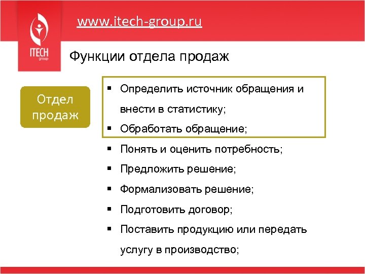 Работа руководителем отдела продаж